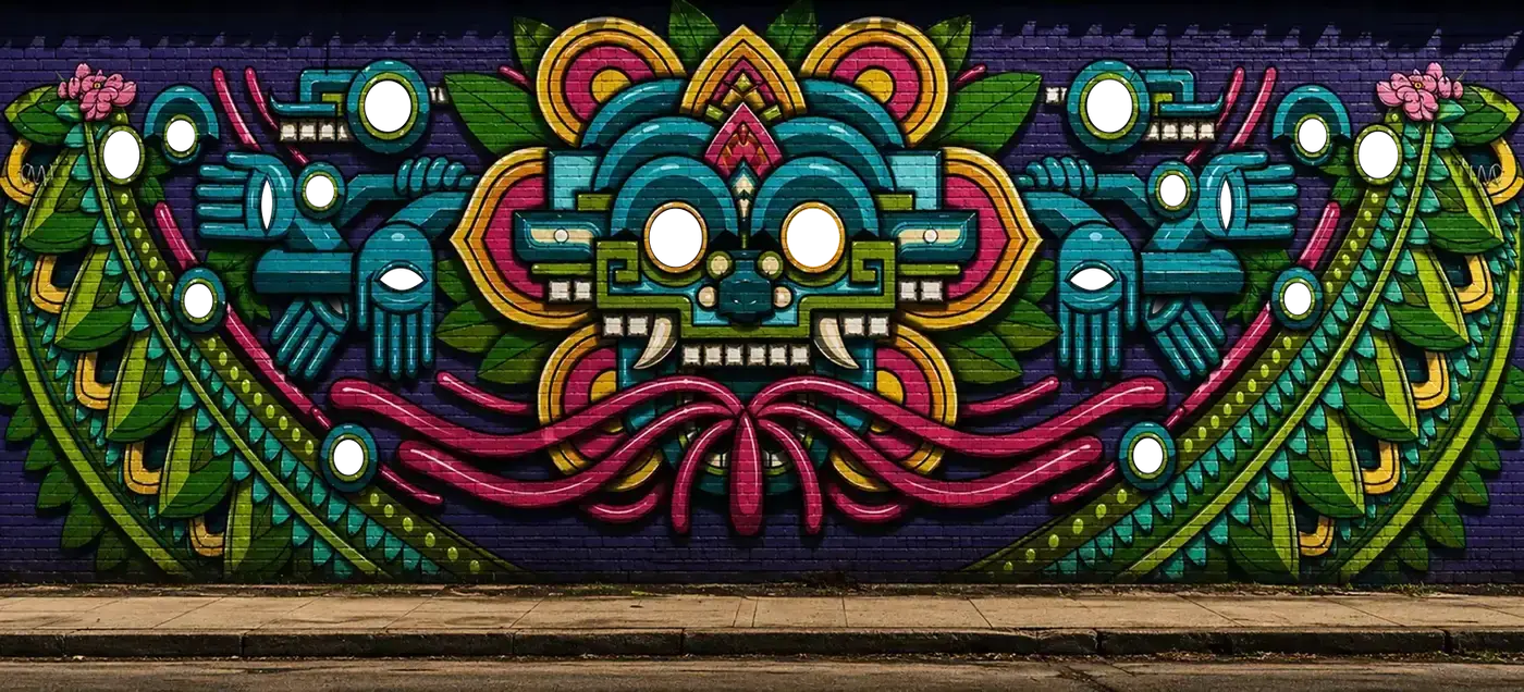 The Cannabis Co. Mural Deity - Las Vegas Arts District